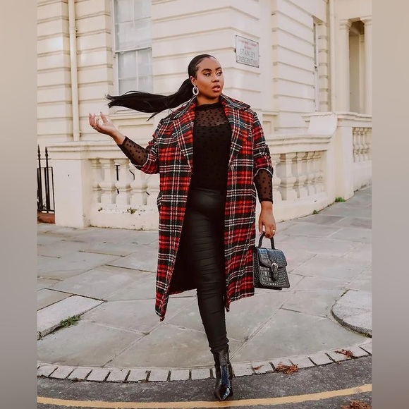 RD Style Plaid or Tartan Long Jacket - Picture 12 of 12